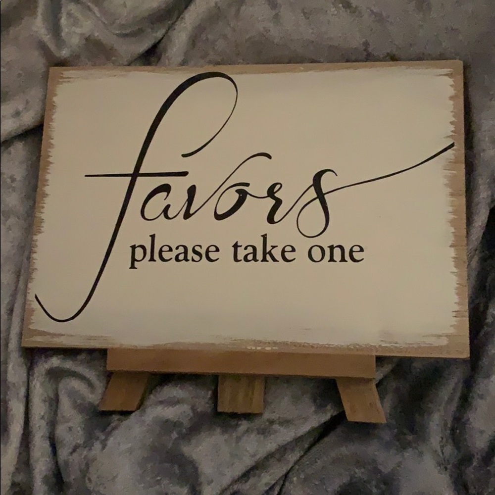 Wedding sign